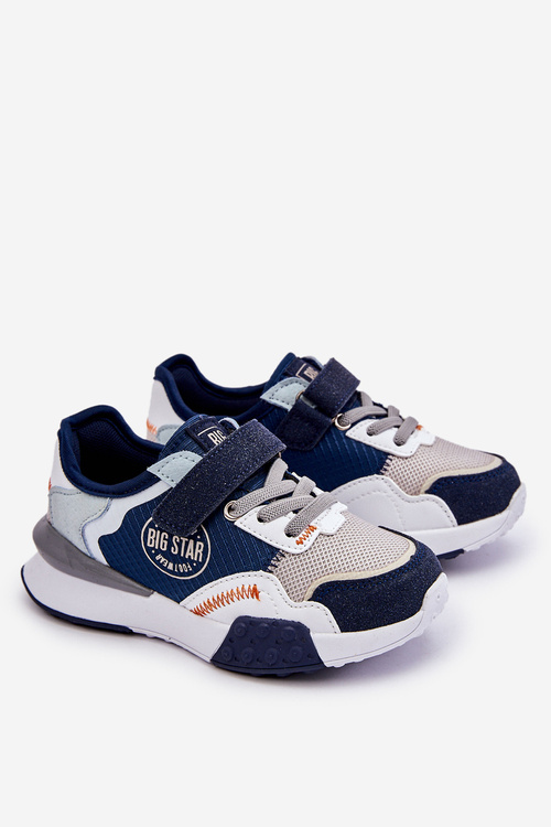 Dziecięce Sneakersy Memory Foam System Big Star LL374225 Granatowe