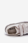 Dziecięce Trampki Na Rzepy Big Star LL374016 Białe