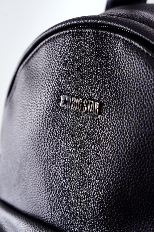 Skórzany Plecak Big Star II574080 Czarny