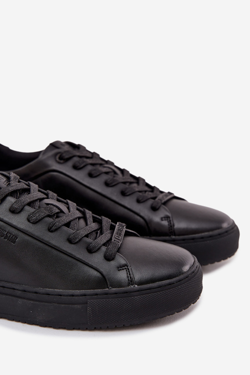 Skórzane Trampki Sneakersy Męskie Big Star SS174121 Czarne