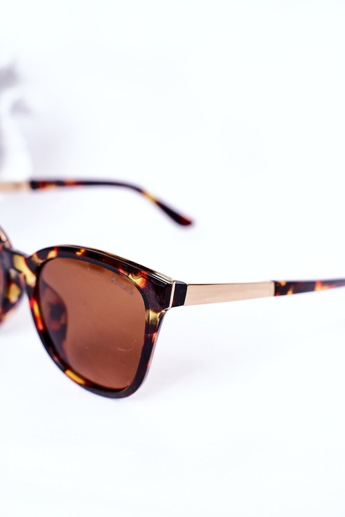 Okulary Przeciwsłoneczne Z Polaryzacją Marmurkowe Brązowe