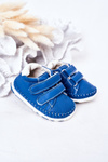Dziecięce Skórzane Sportowe Buty Niebieskie Billie