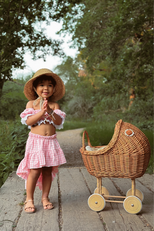 Klasyczne Dziecięce Sandały Brązowe Izzy