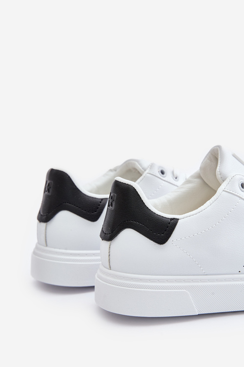 Trampki Sneakersy Męskie Z Eko Skóry Big Star OO174115 Białe