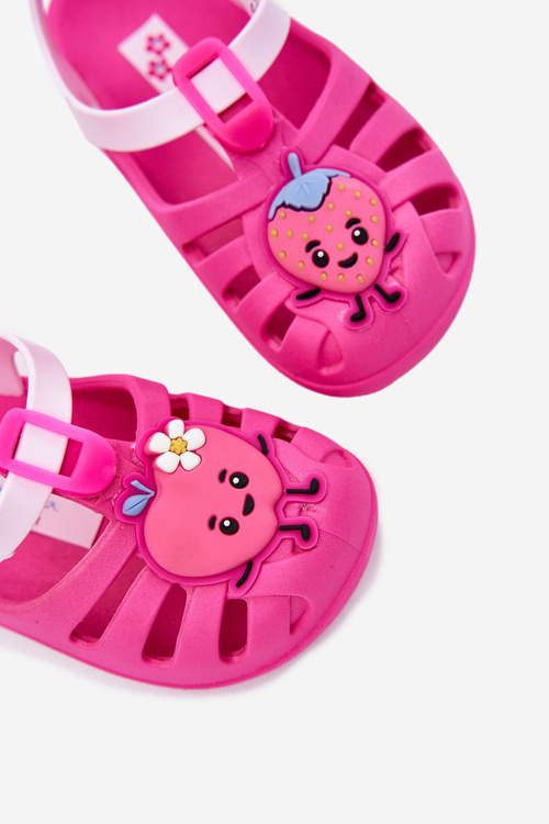 Sandałki Dziecięce Na Rzep Owoce 83615 Ipanema Summer XIV Różowe