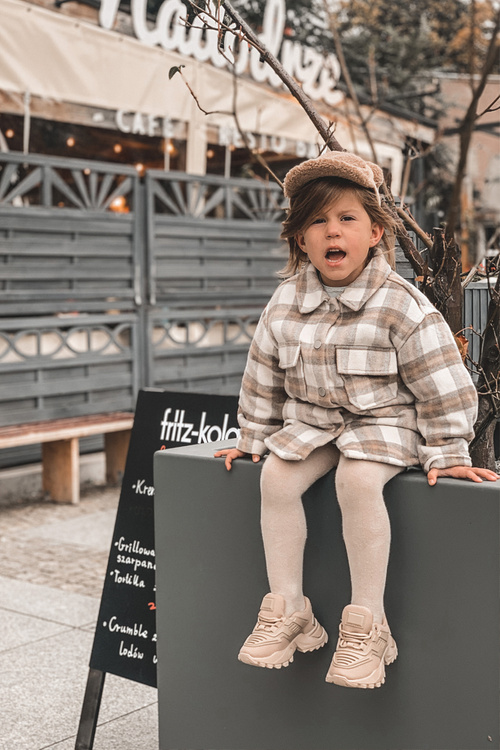 Dziecięce Sneakersy Beżowe Freak Out