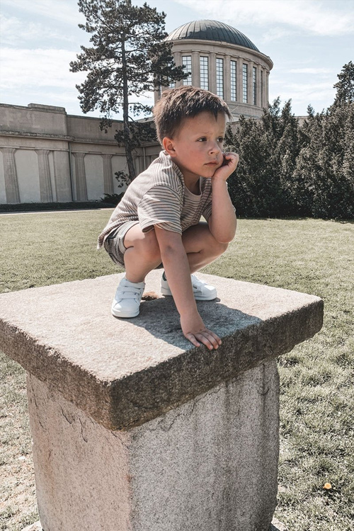 Dziecięce Sportowe Buty Sneakersy Biało-Czarne Bilbo