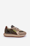 Buty Sportowe Sneakersy Męskie Memory Foam System Big Star NN174345 Khaki