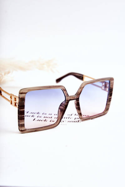 Kwadratowe Okulary Przeciwsłoneczne V130042 Szare