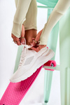 Damskie Buty Sportowe Wsuwane Białe Savanna