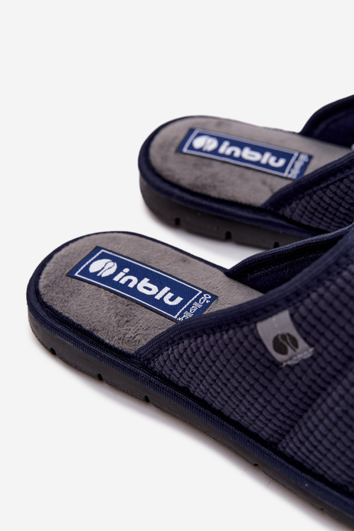 Obuwie Domowe Kapcie Męskie Inblu 91000032 Granatowe