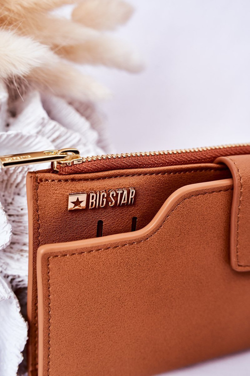 Skórzany Portfel Big Star HH674010 Camel