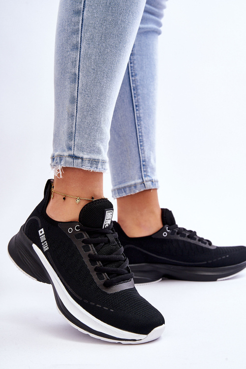 Lekkie Buty Sportowe Memory Foam System Big Star LL274327 Czarne