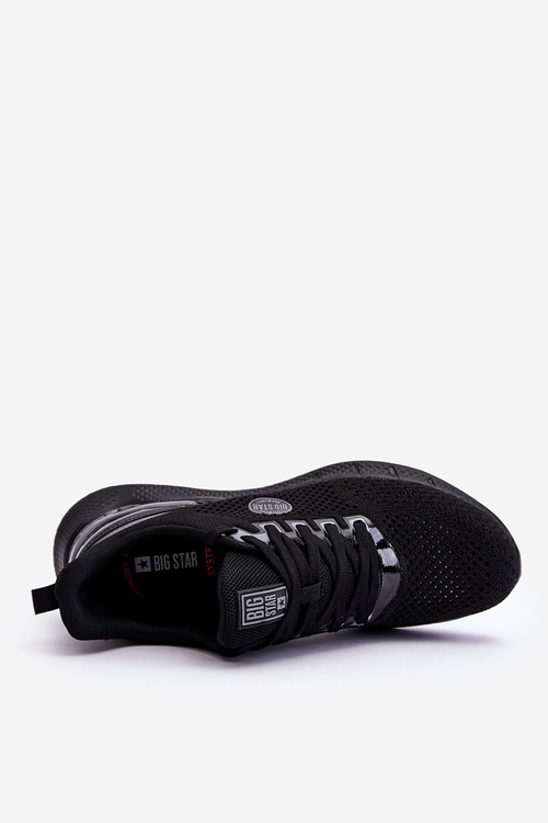 Męskie Wygodne Sneakersy Memory Foam Big Star LL174103 Czarne