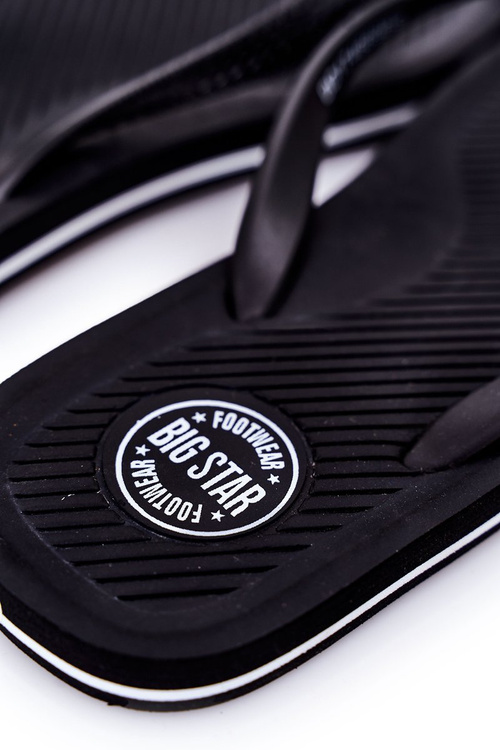 Męskie Klapki Japonki Big Star DD174669 Czarne