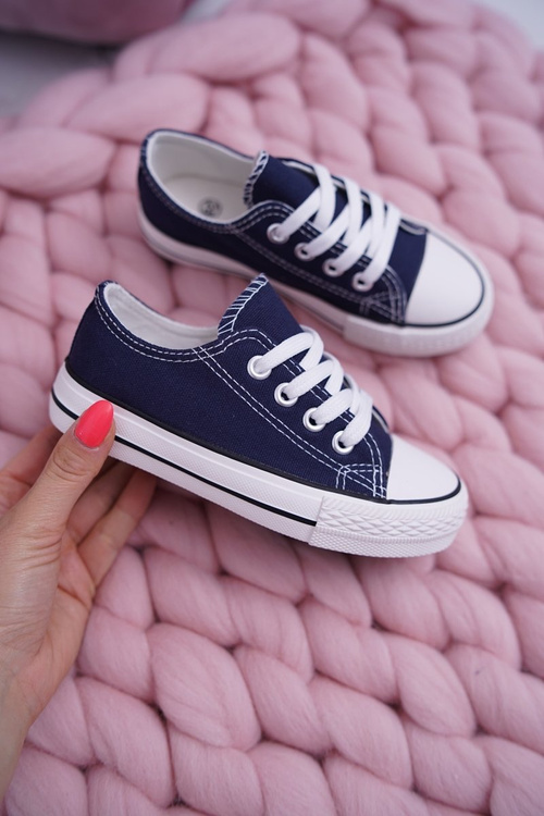 Trampki Młodzieżowe Buty Granatowe Filemon