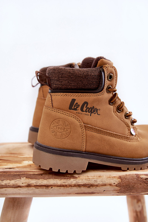 Dziecięce Botki Trapery Lee Cooper LCJ-22-01-1490 Camel