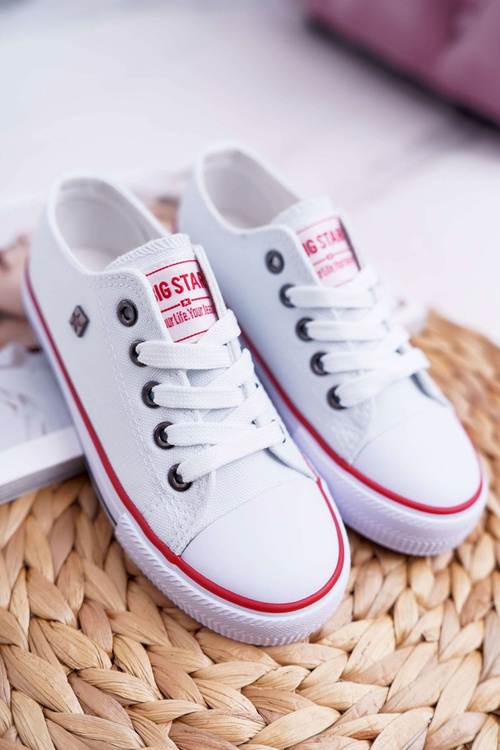 Dziecięce Trampki Big Star Klasyczne Białe W374001