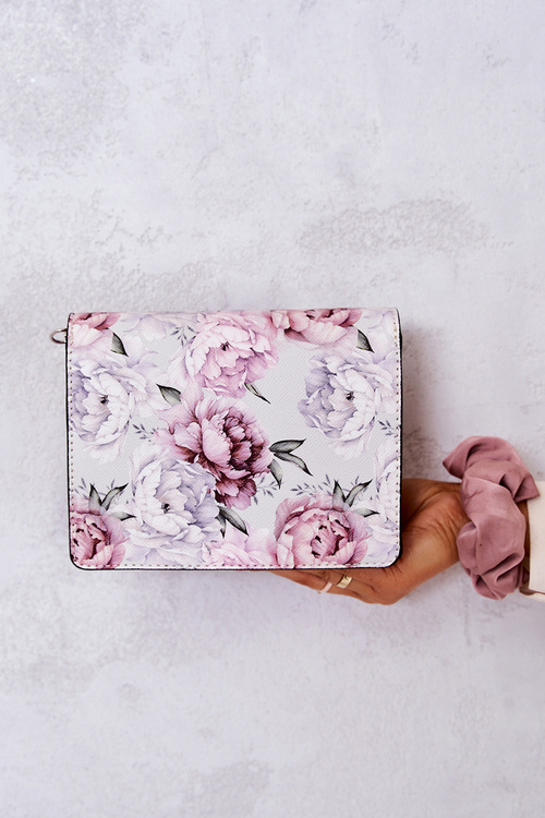 Torebka Listonoszka NOBO NBAG-M1070-CM04 Biała W Kwiaty