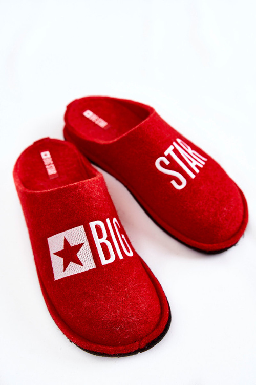 Domowe Papcie Big Star KK276022 Czerwone