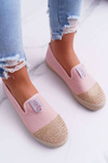 Espadryle Damskie Cross Jeans Różowe DD2R4048