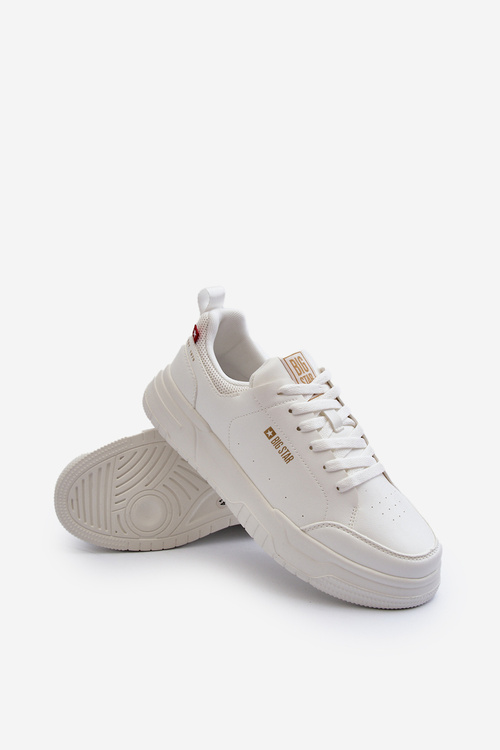 Sneakersy Męskie Memory Foam System Big Star NN174149 Białe