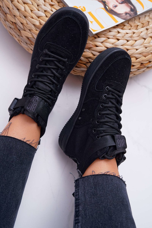 Sneakersy Damskie Trampki Czarne Big Star EE274662