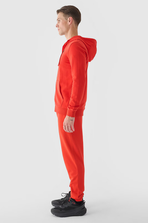 Męskie Spodnie Dresowe Joggery 4FWMM00TTROM0942-60S Czerwone