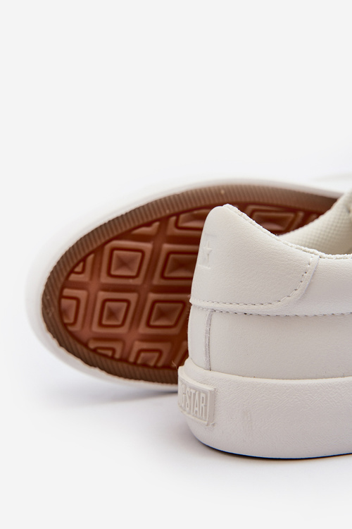 Dziecięce Trampki Na Rzepy Big Star NN374007 Białe