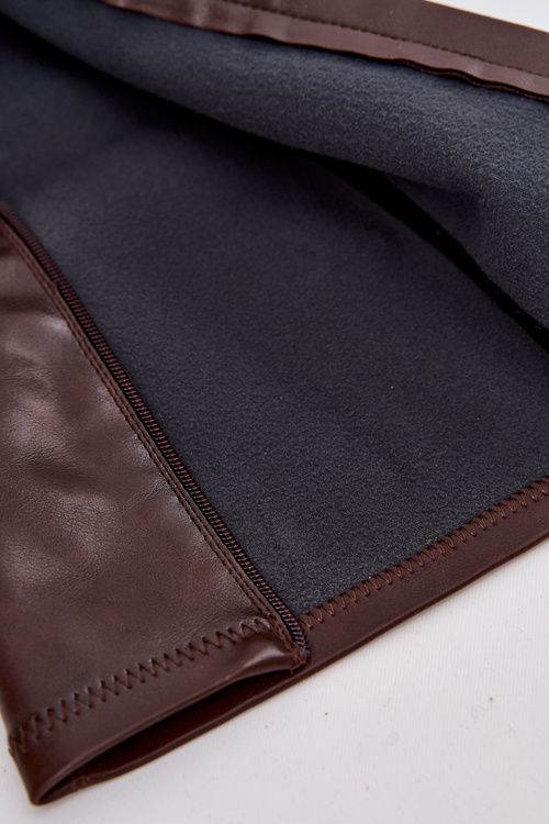 Kozaki Damskie Z Eko Skóry Czekoladowe Oceana