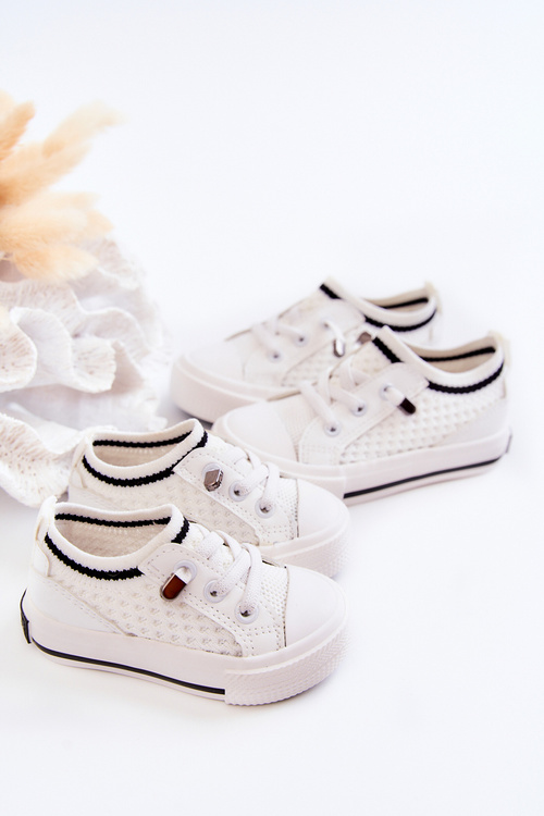 Dziecięce Wsuwane Trampki Big Star JJ374394 Białe