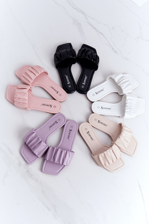 Damskie Klasyczne Klapki Różowe Looking Good