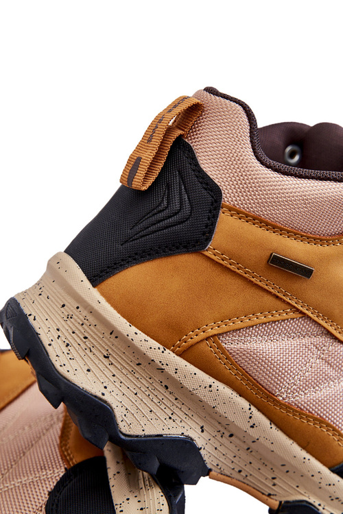 Męskie Buty Trekkingowe Ocieplane Cross Jeans KK1R4020C Camel
