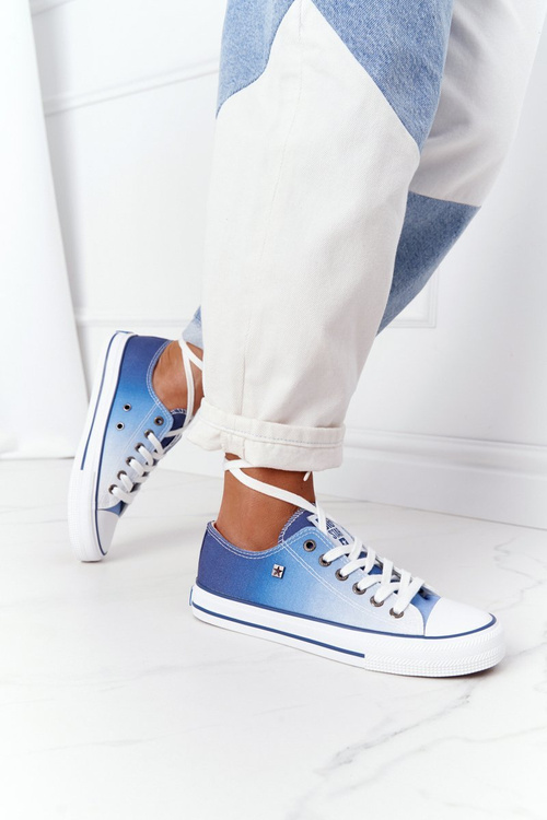 Damskie Trampki BIG STAR HH274129 Ombre Granatowe