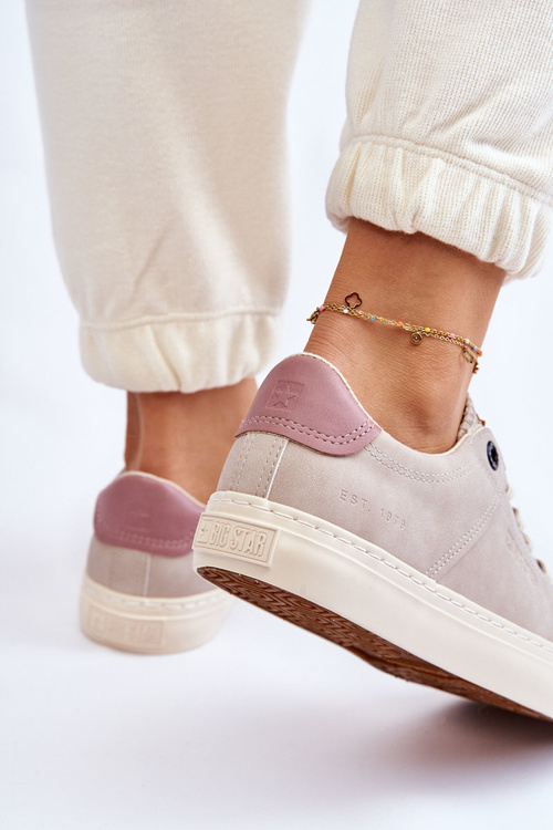 Damskie Sneakersy Big Star LL274399 Beżowe