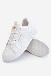 Damskie Sznurowane Buty Sportowe Białe Mikaela