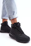 Buty Trekkingowe Trapery Sznurowane Czarne  Big Star MM274677