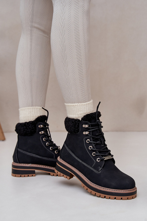 Ocieplane Trapery Damskie Big Star OO274A287 Czarne