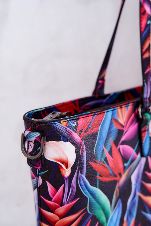 Klasyczna Duża Torebka NOBO M1330-CM20 Multi-Czarna