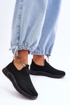 Klasyczne Wsuwane Buty Sportowe Czarne Frankie