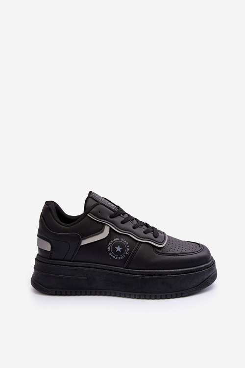 Damskie Buty Sportowe Sneakersy Big Star MM274232 Czarne
