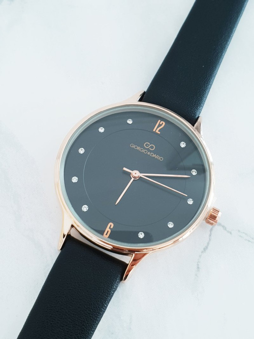 Damski Zegarek Giorgio & Dario Orgeno Czarny