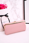 Duży Portfel Damski Zapinany Na Bigiel MILANO Różowy