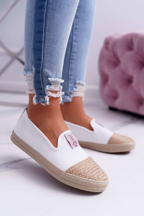 Espadryle Damskie Cross Jeans Białe DD2R4044