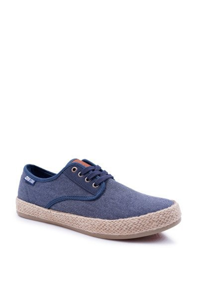 Trampki Męskie Espadryle Big Star Granatowe DD174174