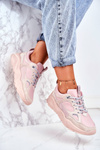 Damskie Sportowe Buty Sneakersy Big Star GG274655 Różowe