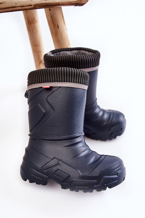 Dziecięce Kalosze Ocieplane Befado 162X304 Granatowe