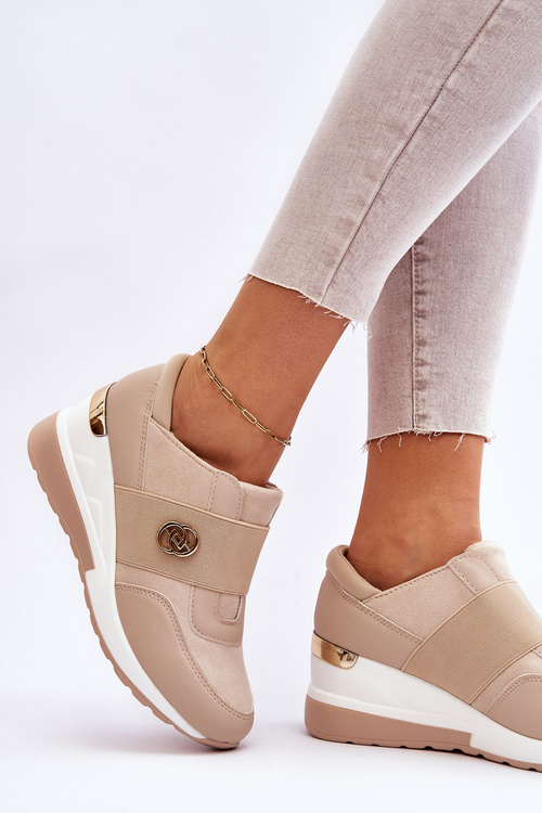 Damskie Wsuwane Buty Sportowe Beżowe Jonas