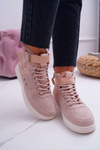 Sneakersy Damskie Trampki Różowe Big Star EE274658