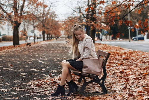 Botki Damskie Ciepłe Eko Zamsz Czarne So Good